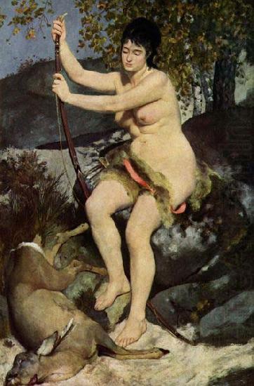 Diana the Huntress,, Pierre-Auguste Renoir